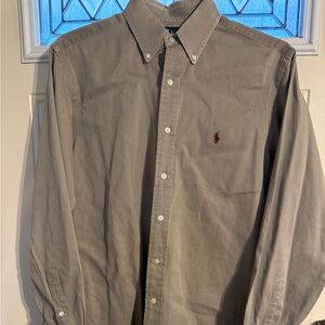 Ralph Lauren VINTAGE Men's Casual Tan Button-Down Shirt